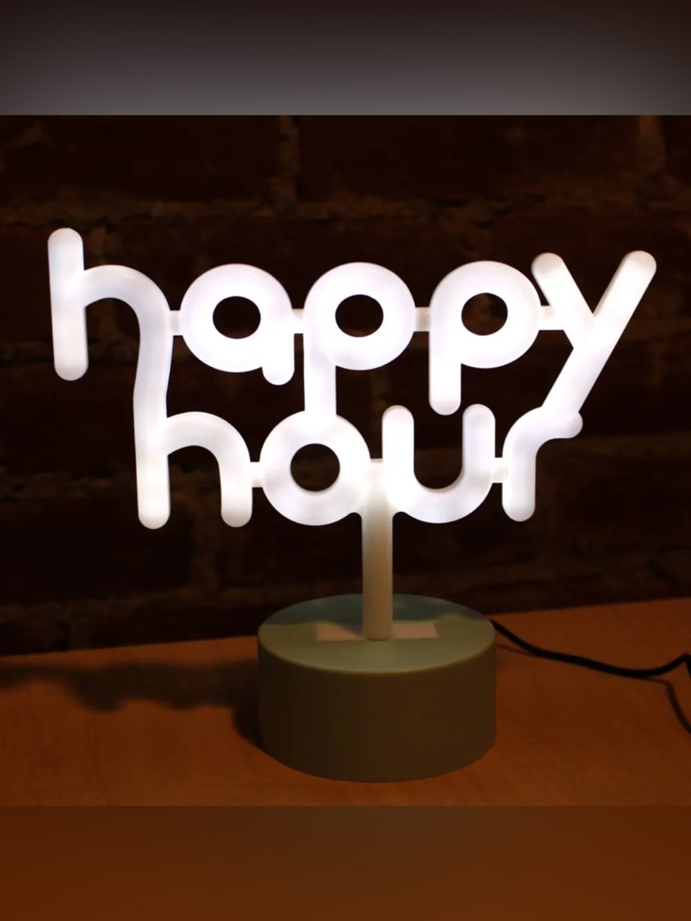 Happy Hour Neon Desk Light #97